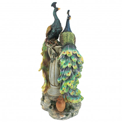 Toscano - Peacocks in Paradise Statue
