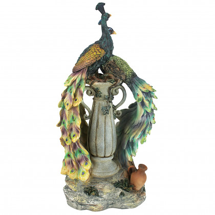 Toscano - Peacocks in Paradise Statue