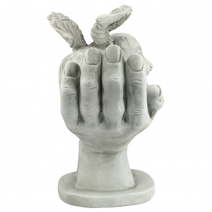Toscano - In God Hands Dog Memorial Statue