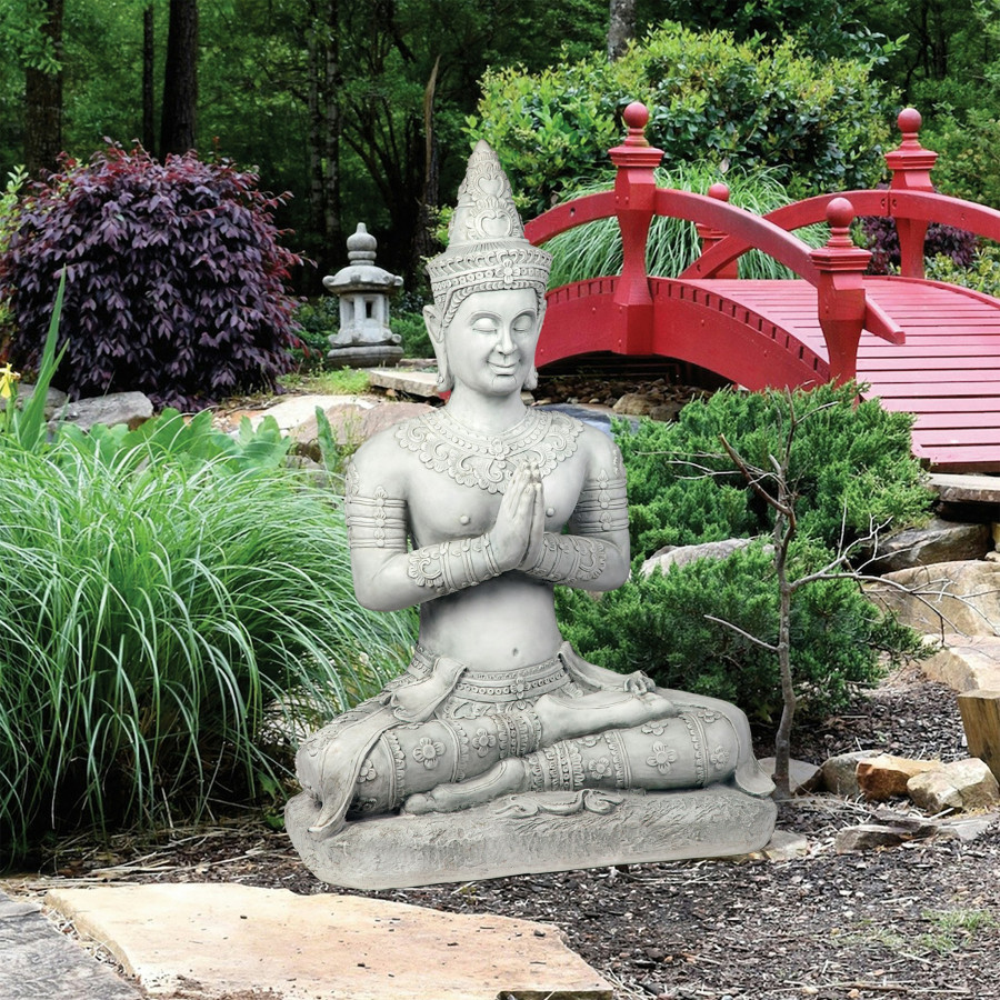 Toscano - Praying Seated Ayutthaya Thai Buddha Statue