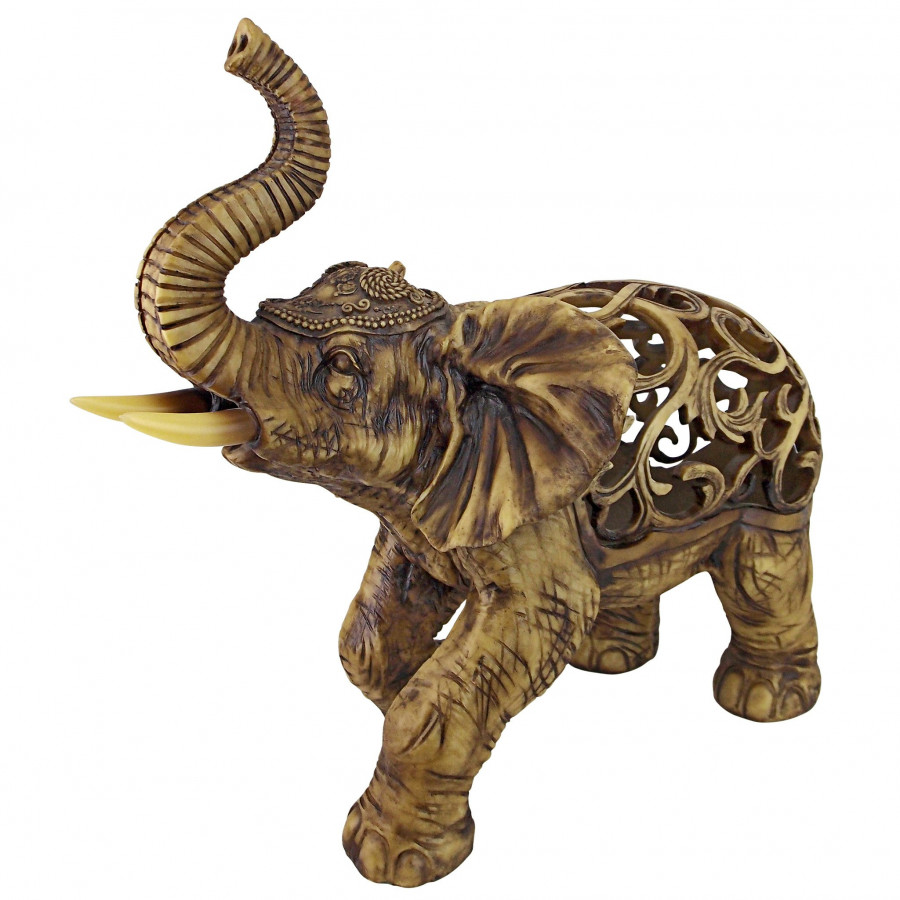 Toscano Jali Elephant Sculpture - Large