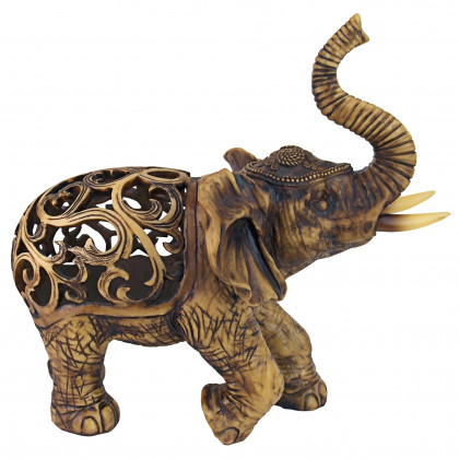 Toscano Jali Elephant Sculpture - Large