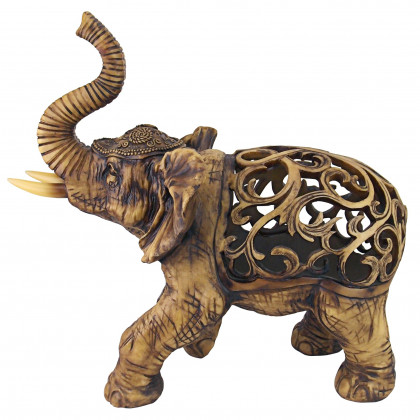 Toscano Jali Elephant Sculpture - Large