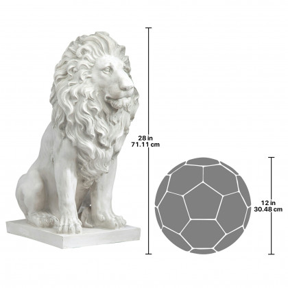 Toscano - Lion of Florence Sentinel Statue