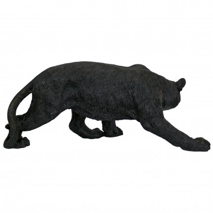 Toscano Shadowed Predator Black Panther Statue - Medium