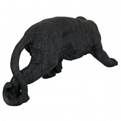 Toscano Shadowed Predator Black Panther Statue - Medium