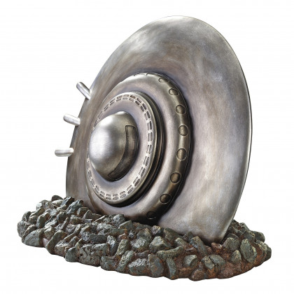 Toscano - Crash Landing Flying Saucer Alien Spacecraft Statue