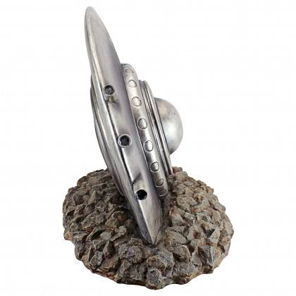 Toscano - Crash Landing Flying Saucer Alien Spacecraft Statue