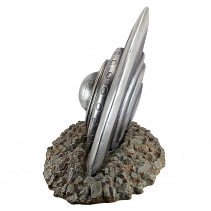 Toscano - Crash Landing Flying Saucer Alien Spacecraft Statue