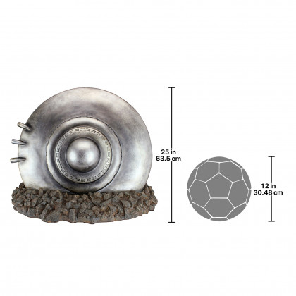 Toscano - Crash Landing Flying Saucer Alien Spacecraft Statue