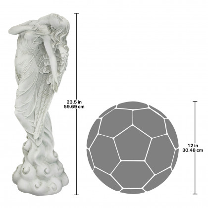 Toscano Ascending Angel Statue - Medium