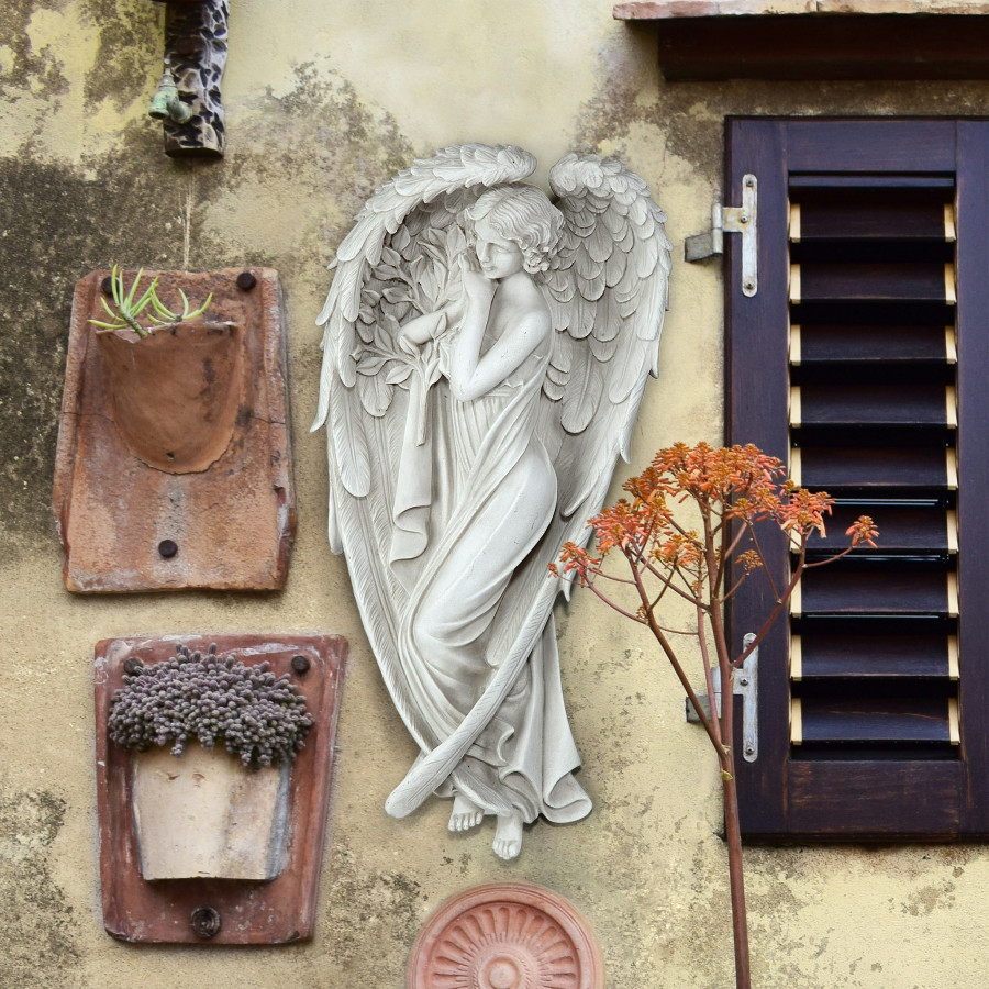 Toscano Santa Croce Angel Wall Sculpture - Small