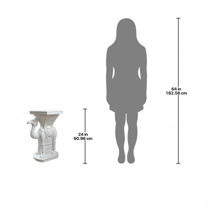 Toscano - Bedouin Camel Sculptural Side Table in Designer Resin
