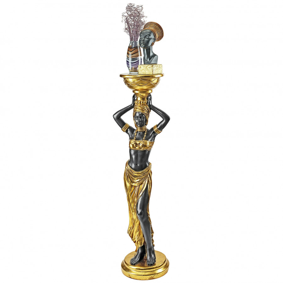 Toscano - Negresse Water Maiden Pedestal