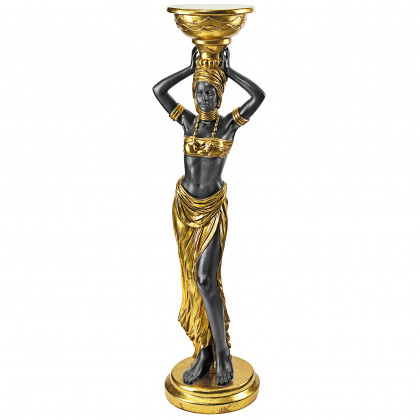 Toscano - Negresse Water Maiden Pedestal