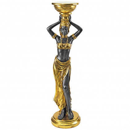Toscano - Negresse Water Maiden Pedestal