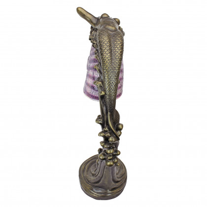 Toscano - Siren of the Sea Mermaid Art Deco Illuminated Sculpture