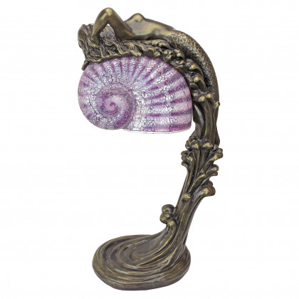 Toscano - Siren of the Sea Mermaid Art Deco Illuminated Sculpture