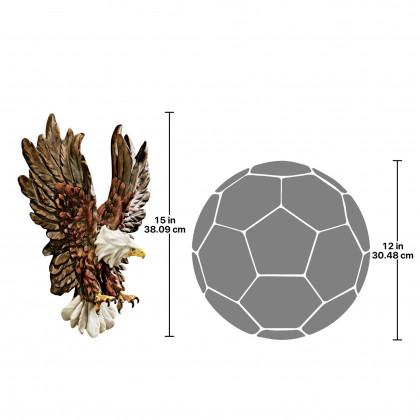 Toscano - Liberty Flight Eagle Wall Sculpture