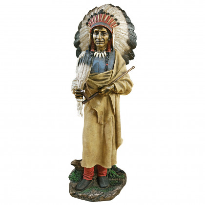 Toscano - Native American Indian Spirit Chief Statue