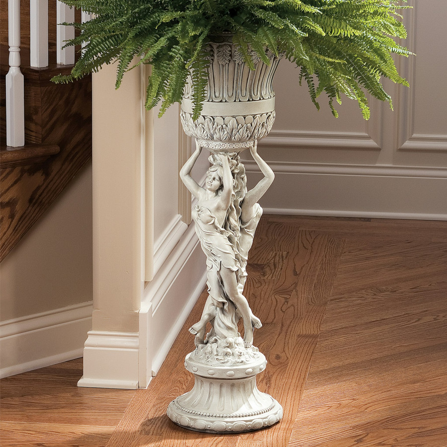 Toscano - Les Filles Joyeuses Neoclassical Pedestal Urn