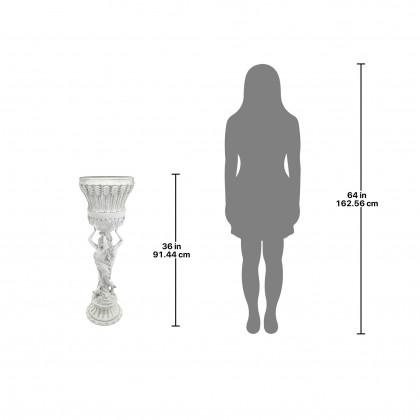 Toscano - Les Filles Joyeuses Neoclassical Pedestal Urn