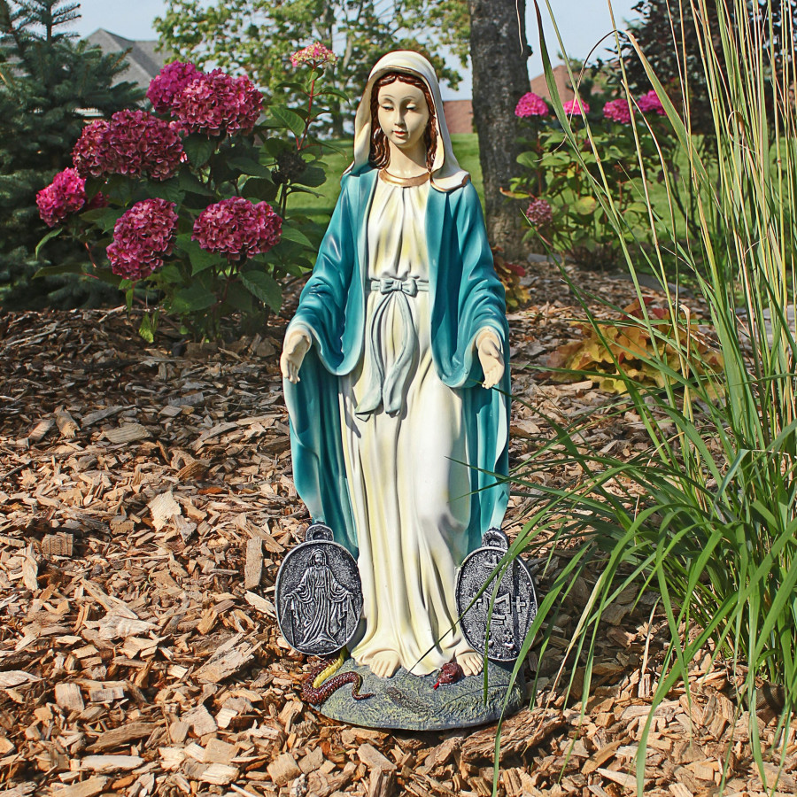 Toscano - Miraculous Medal Madonna Sacred Garden Statue