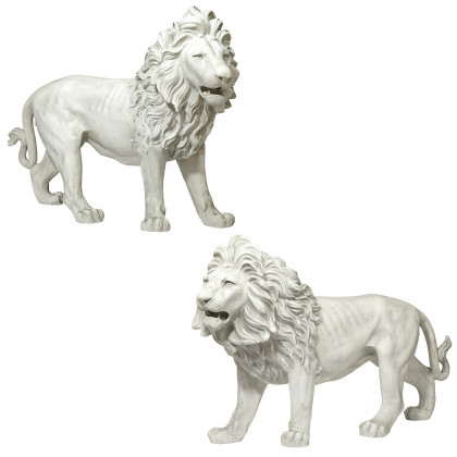 Toscano - Regal Lion Sentinels of Grisham Manor Statue Right and Left Set