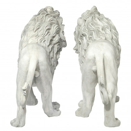 Toscano - Regal Lion Sentinels of Grisham Manor Statue Right and Left Set