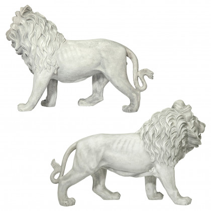 Toscano - Regal Lion Sentinels of Grisham Manor Statue Right and Left Set
