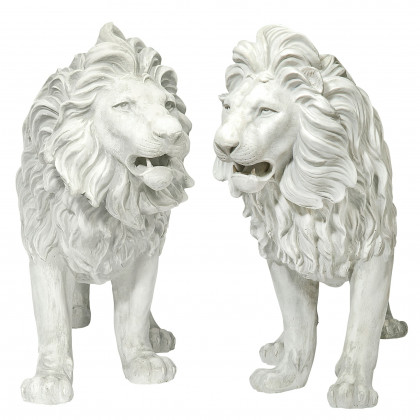 Toscano - Regal Lion Sentinels of Grisham Manor Statue Right and Left Set