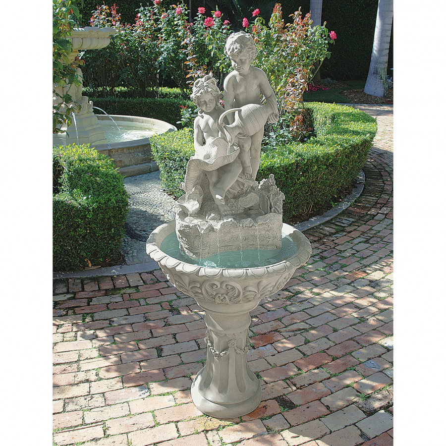 Toscano - Portare Acqua Italian-Style Sculptural Fountain