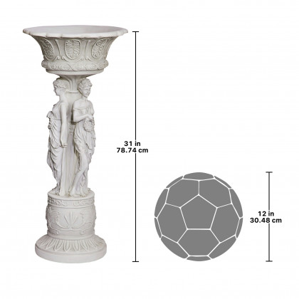 Toscano - Chatsworth Manor Sculptural Neoclassical Pedestal Urn