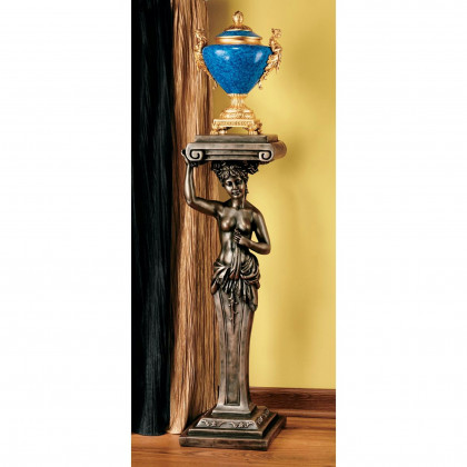 Toscano - French Provincial Caryatid Pedestal