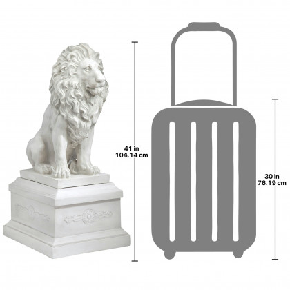 Toscano - Lion of Florence Sentinel Statue  Base