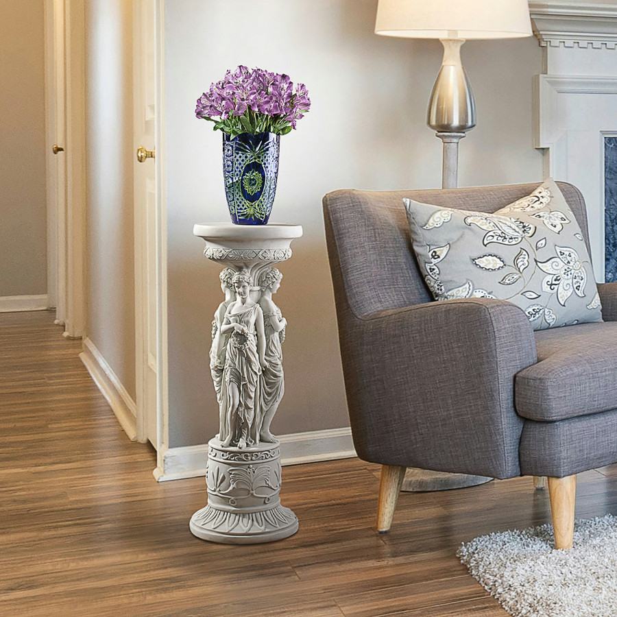 Toscano - Chatsworth Manor Neoclassical Sculptural Pedestal