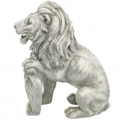 Toscano Roaring Beasts of Castello di Rocca Lion Sentinel Statue - Left Paw Up