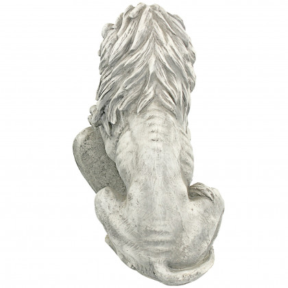 Toscano Roaring Beasts of Castello di Rocca Lion Sentinel Statue - Left Paw Up