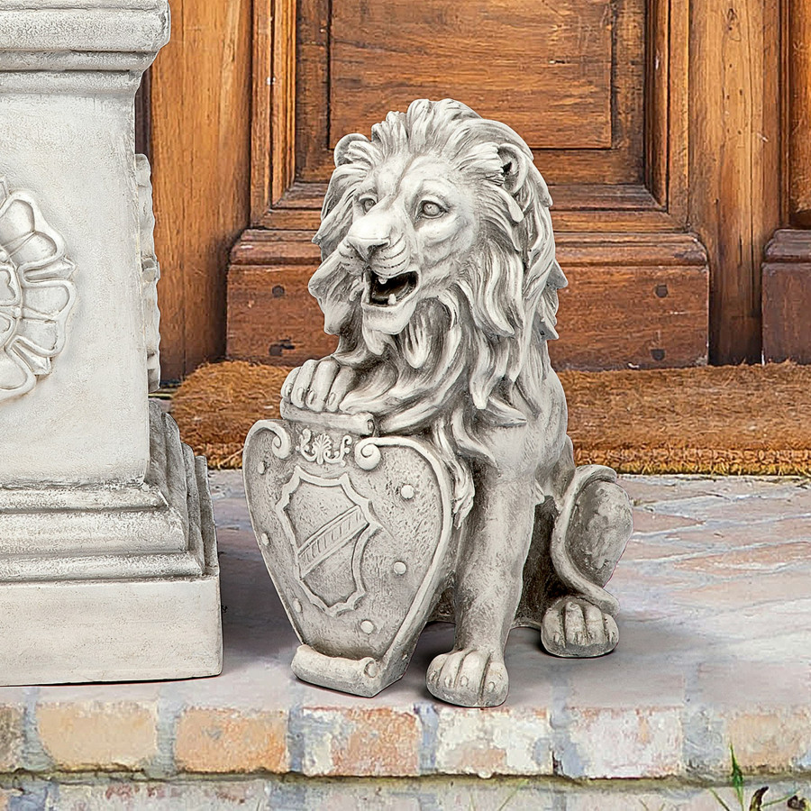 Toscano - Roaring Beasts of Castello di Rocca Lion Sentinel Statue