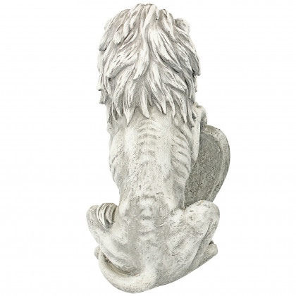 Toscano Roaring Beasts of Castello di Rocca Lion Sentinel Statue - Right Paw Up