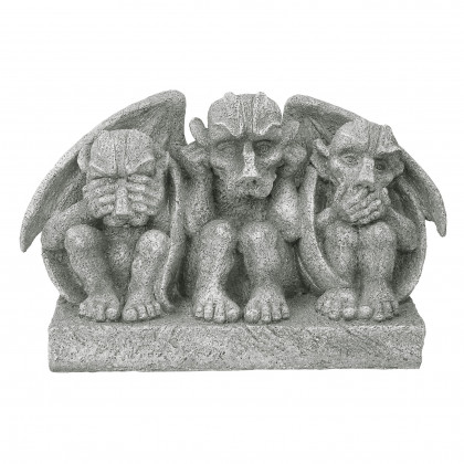 Toscano - SeeHearSpeak No Evil Gargoyle Trio Statue