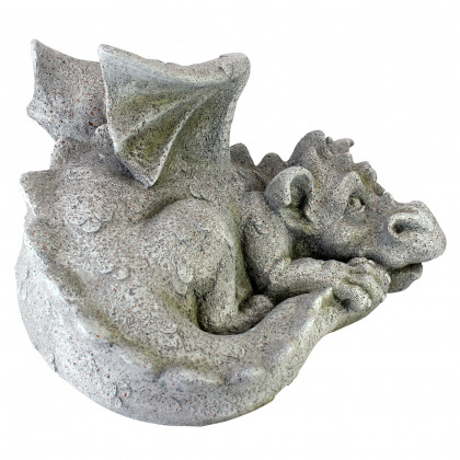 Toscano Blushing Babel the Bashful Dragon Statue - Medium