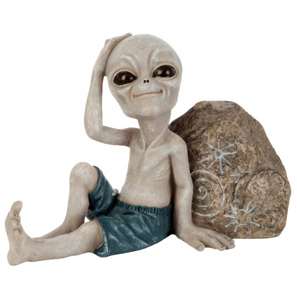 Toscano - Surfer Dude Out-of-this-World Alien Statue