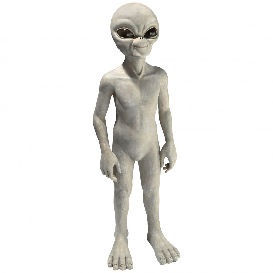 Toscano The Out-of-this-World Alien Extra Terrestrial Statue - Medium