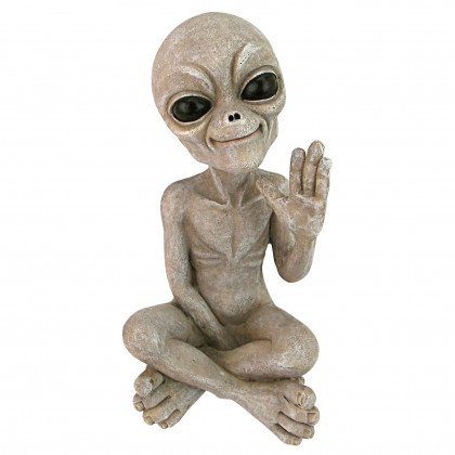 Toscano - Greetings Earthlings UFO Alien Statue