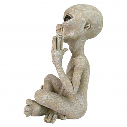 Toscano - Greetings Earthlings UFO Alien Statue