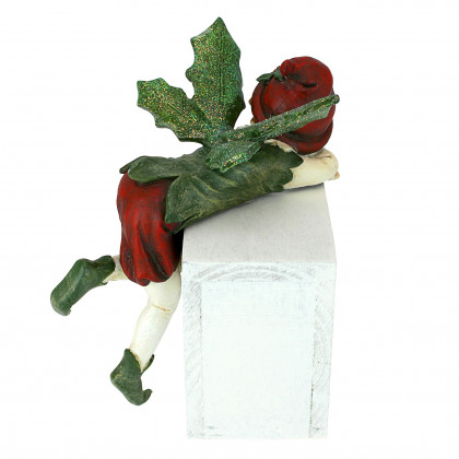 Toscano Santa Christmas Elves Shelf Sitter Statue - Elijah