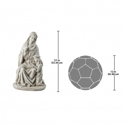 Toscano - Saint Anne with the Young MaryMother of Jesus Statue