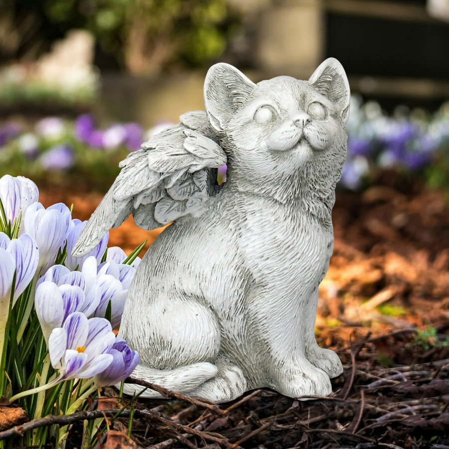 Toscano Loving Friend Memorial Pet Cat Statue - Medium