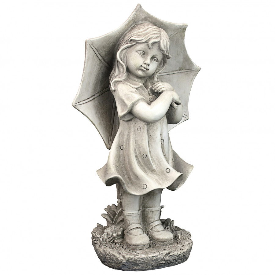 Toscano - Sun Shower Susanna Umbrella Girl Statue